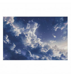 Poster - Starry Clouds and Soft Light Over a Corner of the Sky