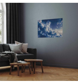 Poster - Starry Clouds and Soft Light Over a Corner of the Sky