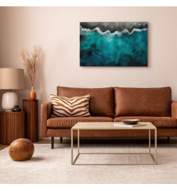 Schilderij - Blue Lagoon (1 Part) Wide