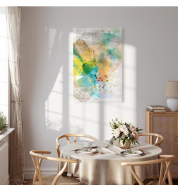 Canvas Print - Butterfly and Dreams (1 Part) Vertical