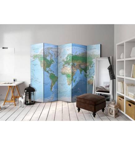 Room Divider - World Map [Room Dividers]