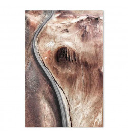 Schilderij - Mountain Serpentine (1 Part) Vertical