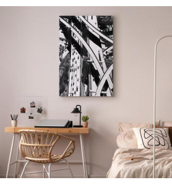 Canvas Print - City Geometry (1 Part) Vertical