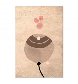 Schilderij - Sand Balloon (1 Part) Vertical