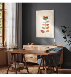 Leinwandbild - Queen of Flowers (1 Part) Vertical