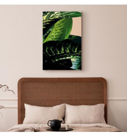 Leinwandbild - Dieffenbachia (1 Part) Vertical