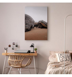 Canvas Print - Abandoned Cutters (1 Part) Vertical