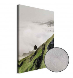 Canvas Print - Tree Above Clouds (1 Part) Vertical