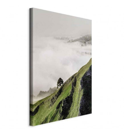 Leinwandbild - Tree Above Clouds (1 Part) Vertical