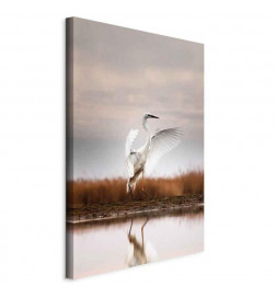 Canvas Print - Autumn by the Lake (1 Part) Vertical