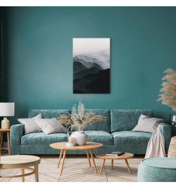 Canvas Print - Parallel Ridges (1 Part) Vertical