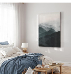 Canvas Print - Parallel Ridges (1 Part) Vertical