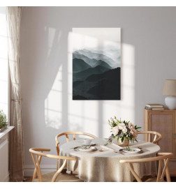 Canvas Print - Parallel Ridges (1 Part) Vertical