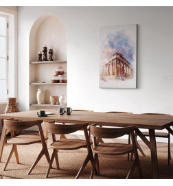 Canvas Print - Painted Parthenon (1 Part) Vertical