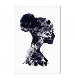 Schilderij - Abstract Profile (1 Part) Vertical