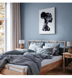 Schilderij - Abstract Profile (1 Part) Vertical