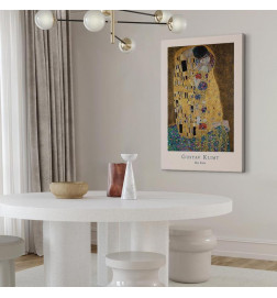 Quadro - Gustav Klimt - The Kiss (1 Part) Vertical