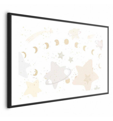 Plakatas - Moon and Stars