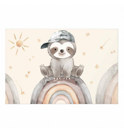 Plakāts - Little Animal Among Stars and Rainbows