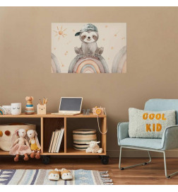 Poster - Little Animal Among Stars and Rainbows