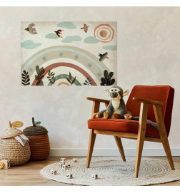 Juliste - Rainbow and Birds
