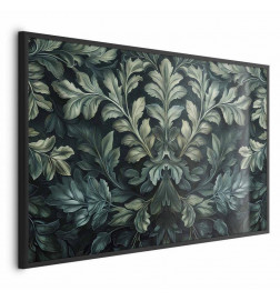 Juliste - Victorian Leaves in Dark Greens