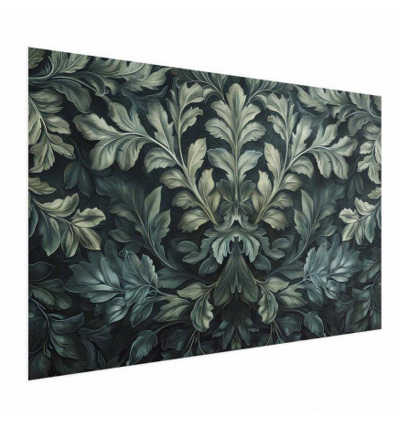 Plakāts - Victorian Leaves in Dark Greens
