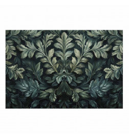 Plakāts - Victorian Leaves in Dark Greens