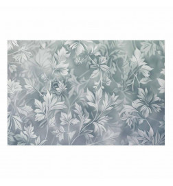 Poster - Worn Floral Patterns in Muted Turquoises