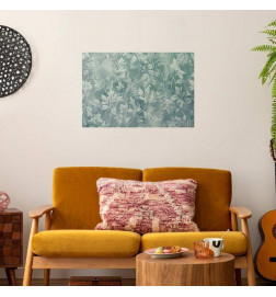 Plakatas - Worn Floral Patterns in Muted Turquoises