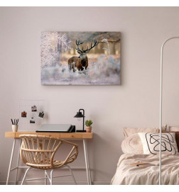 Canvas Print - Deer in the Cold