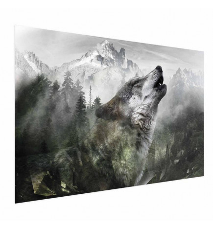 Poster - Howling Wolf