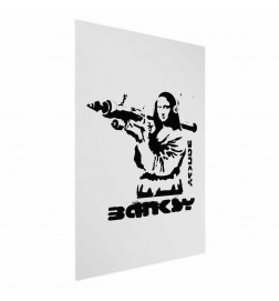 Pôster - Mona Lisa with a Bazooka