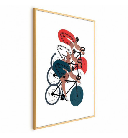 Plakat - Olympics - Cycling Race