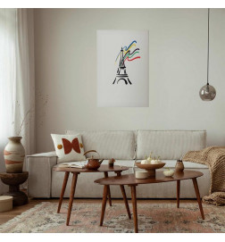 Plakatas - Eiffel Tower and Colors