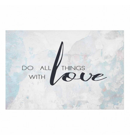 Plakāts - Do All Things with Love
