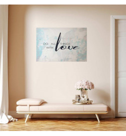 Plakat - Do All Things with Love