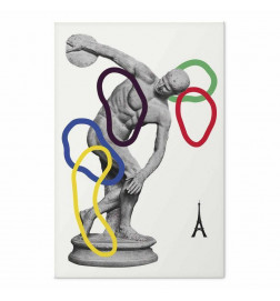 Plakāts - Collage Graphic - Discus Thrower - Sculpture