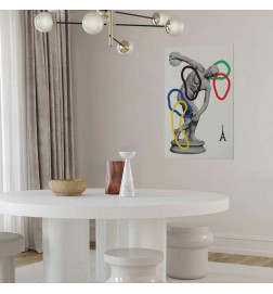 Plakatas - Collage Graphic - Discus Thrower - Sculpture