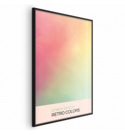 Plakatas - Cherry Breeze - Pastel Gradient in Soft, Retro Colors