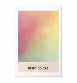 Poster - Cherry Breeze - Pastel Gradient in Soft, Retro Colors