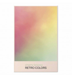 Plakatas - Cherry Breeze - Pastel Gradient in Soft, Retro Colors