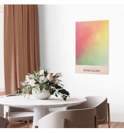 Plakatas - Cherry Breeze - Pastel Gradient in Soft, Retro Colors