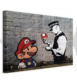 Tablou - Mario and Cop by Banksy