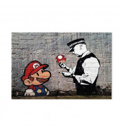 Taulu - Mario and Cop by Banksy