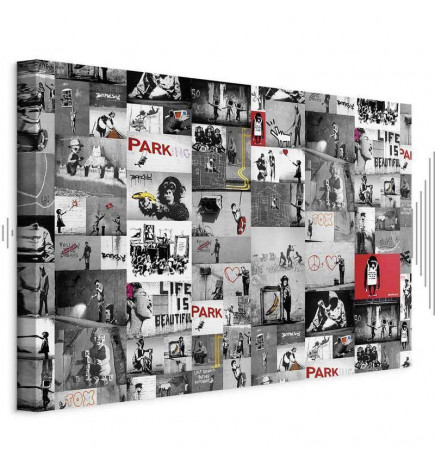 Canvas Print - Street Art: Banksy