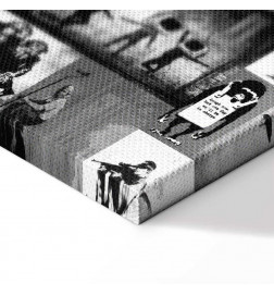 Schilderij - Street Art: Banksy