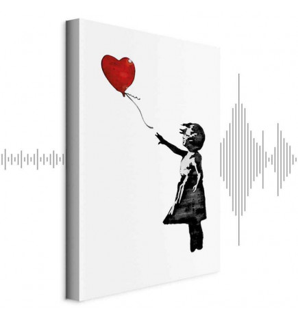 Glezna - Banksy: Girl with Balloon (1 Part) Vertical