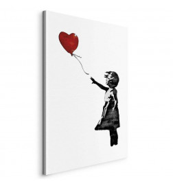 Quadro - Banksy: Girl with Balloon (1 Part) Vertical