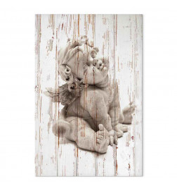 Leinwandbild - Pensive Cupid (1 Part) Vertical